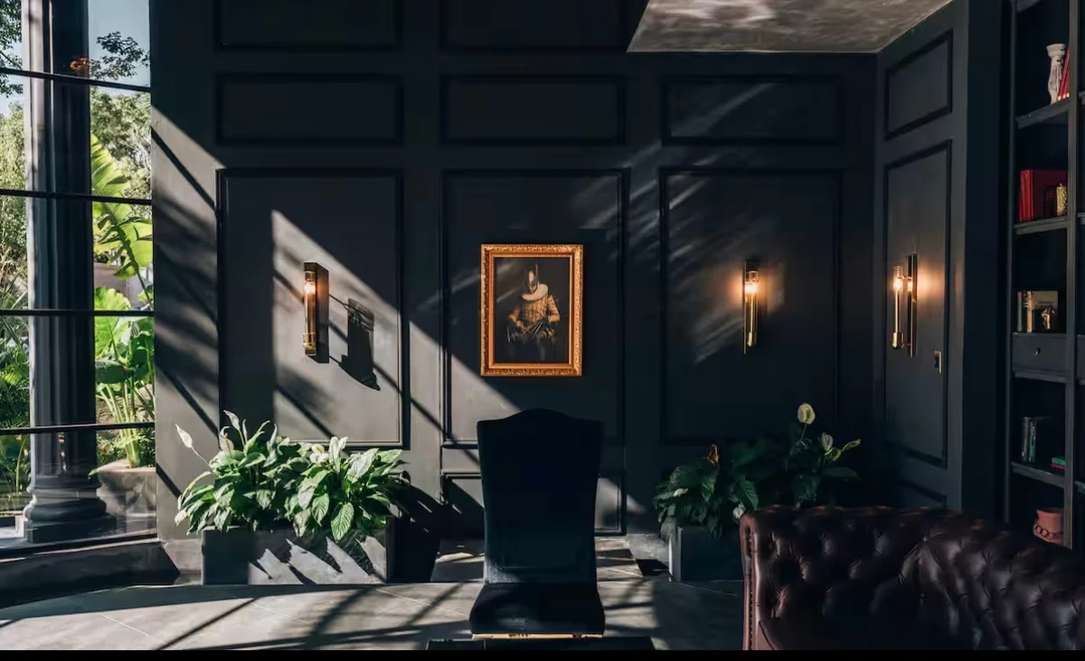 Dark moody interior